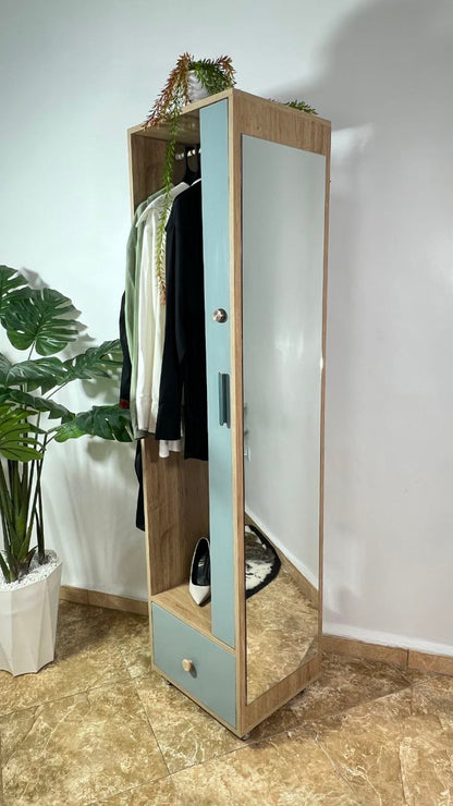 خزانة مبتكرة تجمع بين الأناقة والعملية: تنظيم آمن ومتعدد الوظائف مع توفير مثالي للمساحة