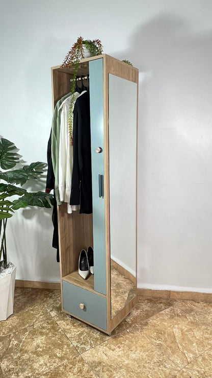 خزانة مبتكرة تجمع بين الأناقة والعملية: تنظيم آمن ومتعدد الوظائف مع توفير مثالي للمساحة