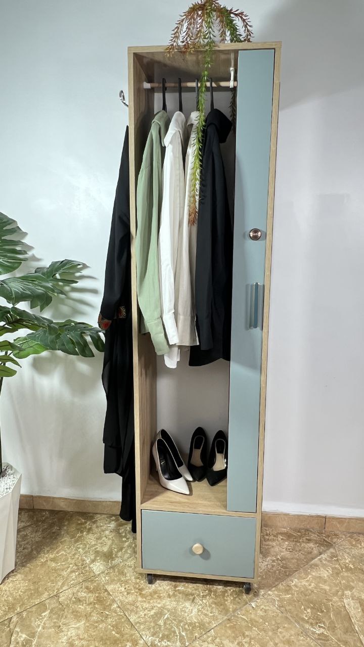 خزانة مبتكرة تجمع بين الأناقة والعملية: تنظيم آمن ومتعدد الوظائف مع توفير مثالي للمساحة