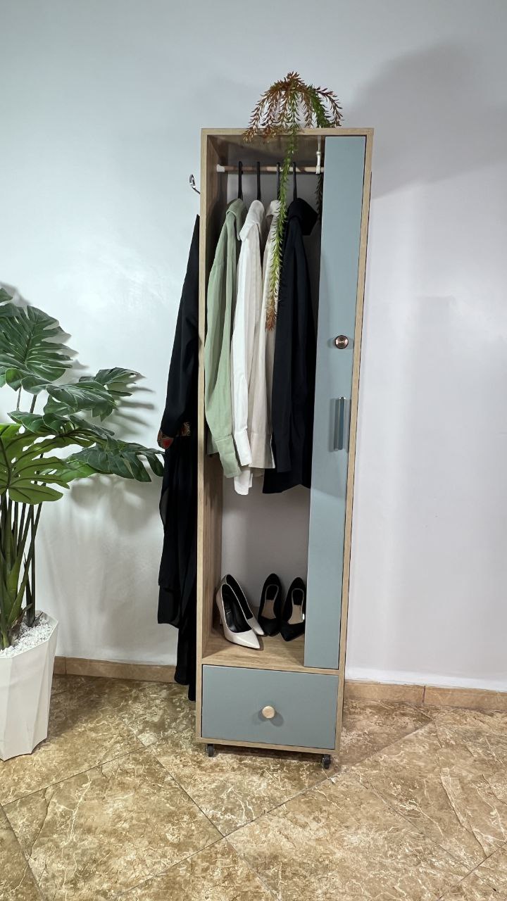 خزانة مبتكرة تجمع بين الأناقة والعملية: تنظيم آمن ومتعدد الوظائف مع توفير مثالي للمساحة