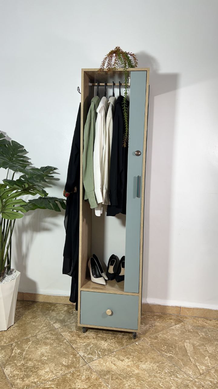 خزانة مبتكرة تجمع بين الأناقة والعملية: تنظيم آمن ومتعدد الوظائف مع توفير مثالي للمساحة