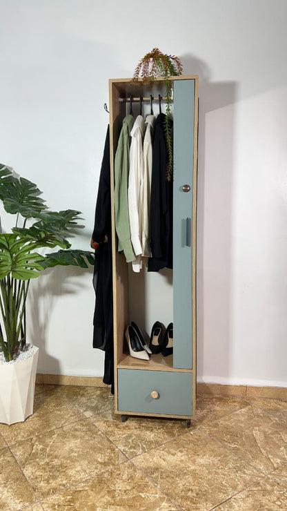 خزانة مبتكرة تجمع بين الأناقة والعملية: تنظيم آمن ومتعدد الوظائف مع توفير مثالي للمساحة