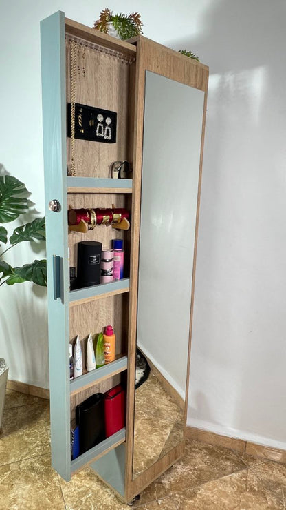 خزانة مبتكرة تجمع بين الأناقة والعملية: تنظيم آمن ومتعدد الوظائف مع توفير مثالي للمساحة